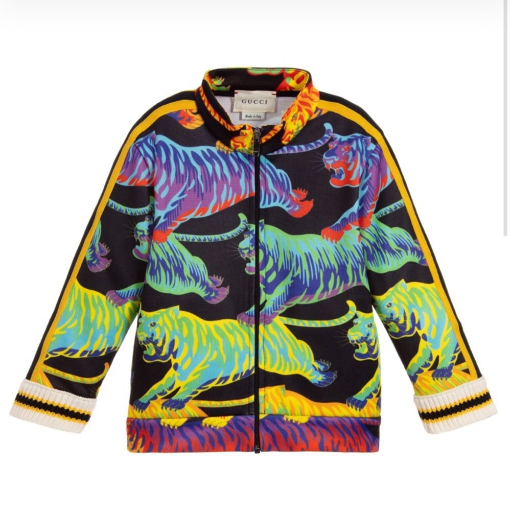 ISO Gucci rainbow tiger jacket